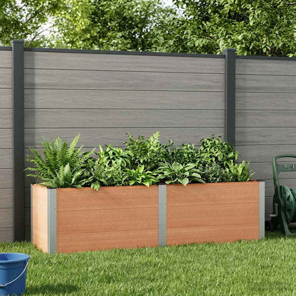 Letto rialzato da giardino Marrone 200 x 50 x 54 cm