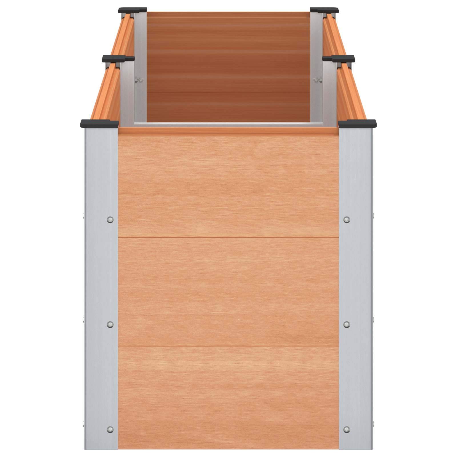 Letto rialzato da giardino Marrone 200 x 50 x 54 cm | homemem39