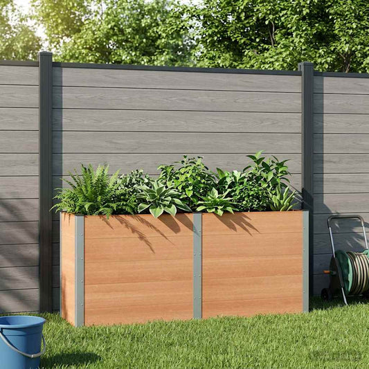 Letto rialzato da giardino Marrone 200 x 50 x 91 cm
