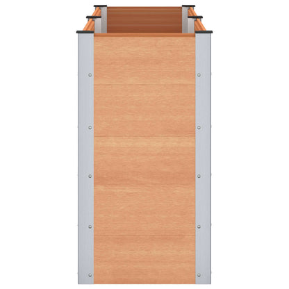 Letto rialzato da giardino Marrone 200 x 50 x 91 cm | homemem39