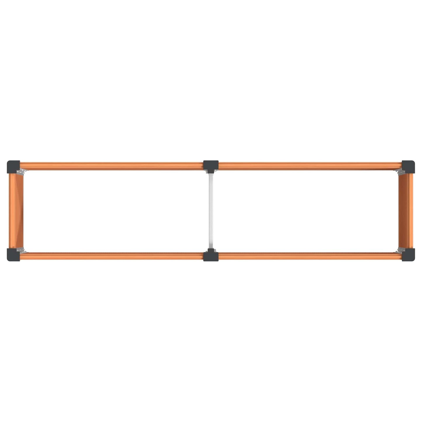 Letto rialzato da giardino Marrone 200 x 50 x 91 cm | homemem39