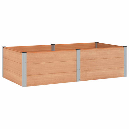Letto rialzato da giardino Marrone 200 x 100 x 54 cm | homemem39