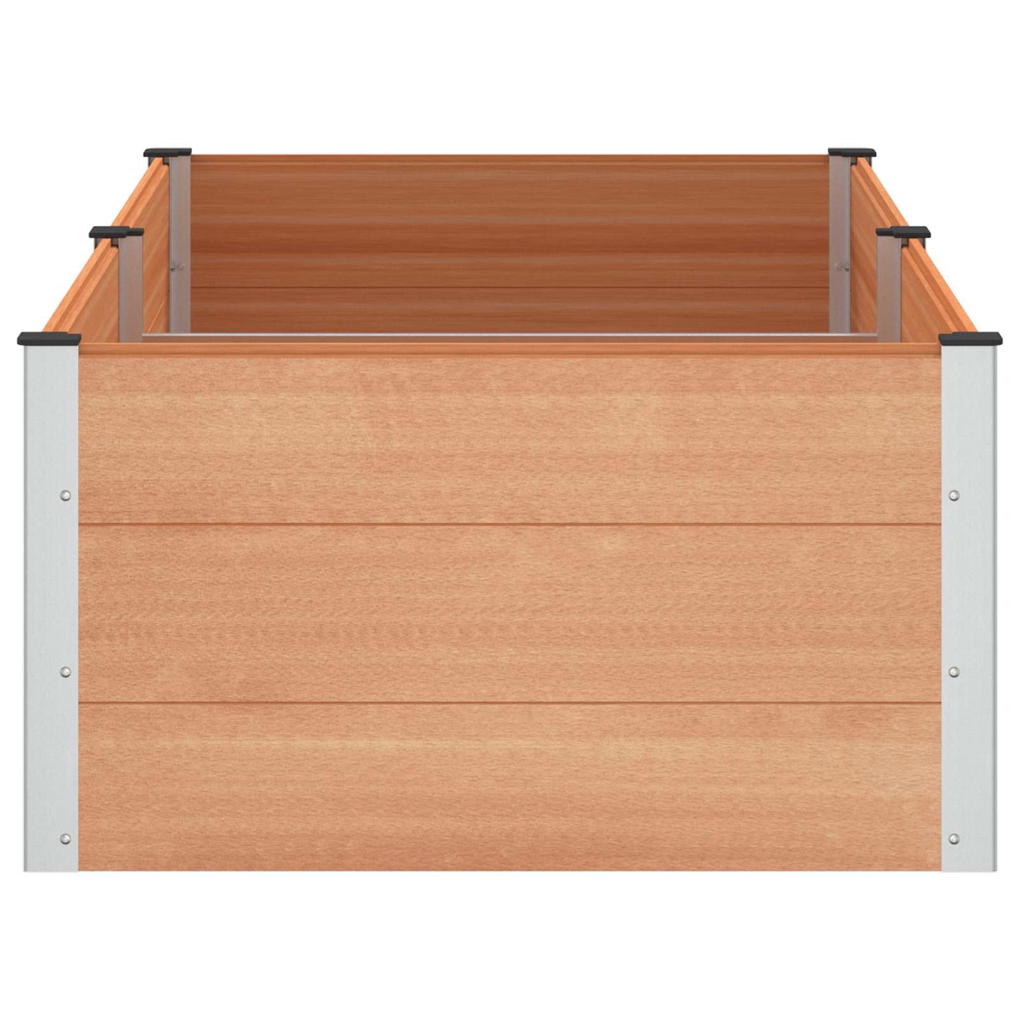 Letto rialzato da giardino Marrone 200 x 100 x 54 cm | homemem39