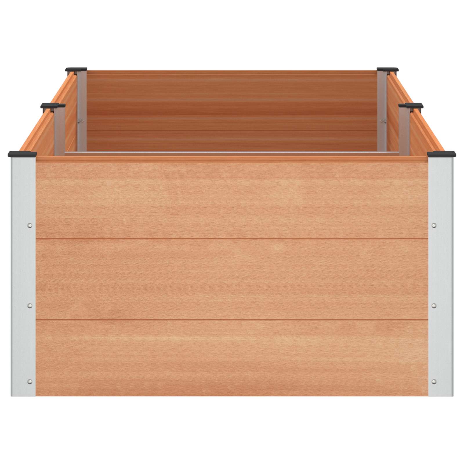 Letto rialzato da giardino Marrone 200 x 100 x 54 cm | homemem39
