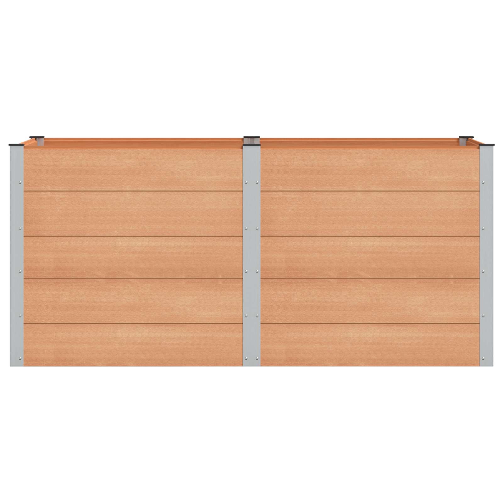 Letto rialzato da giardino Marrone 200 x 100 x 91 cm | homemem39