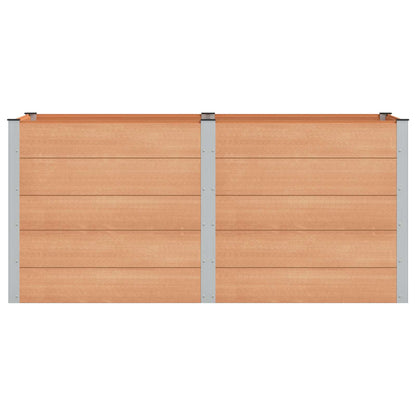 Letto rialzato da giardino Marrone 200 x 100 x 91 cm | homemem39