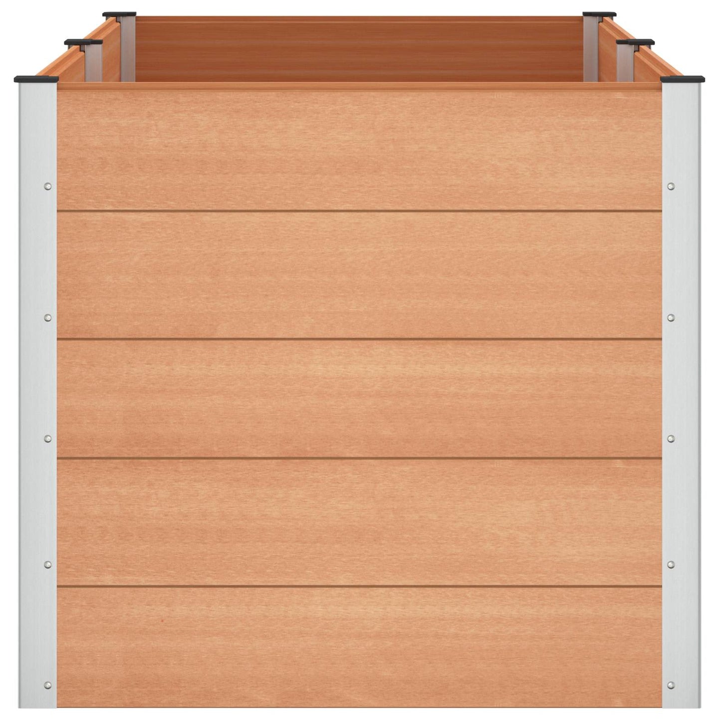 Letto rialzato da giardino Marrone 200 x 100 x 91 cm | homemem39