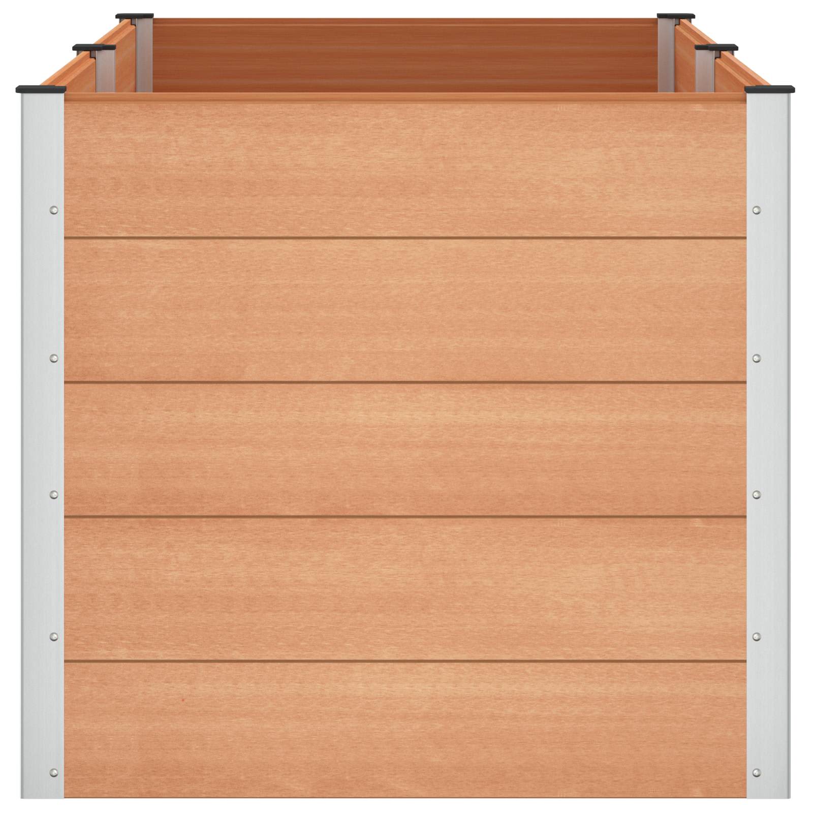 Letto rialzato da giardino Marrone 200 x 100 x 91 cm | homemem39