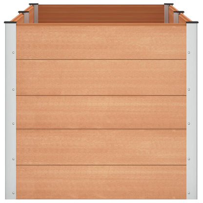 Letto rialzato da giardino Marrone 200 x 100 x 91 cm | homemem39