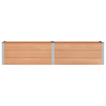 Letto rialzato da giardino Marrone 250 x 50 x 54 cm