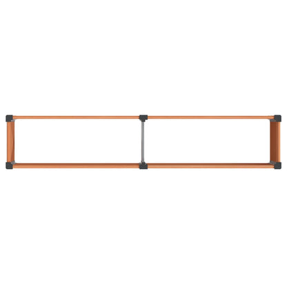 Letto rialzato da giardino Marrone 250 x 50 x 91 cm | homemem39