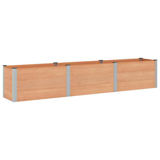 Letto rialzato da giardino Marrone 300 x 50 x 54 cm | homemem39
