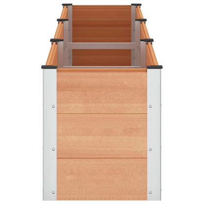 Letto rialzato da giardino Marrone 300 x 50 x 54 cm | homemem39