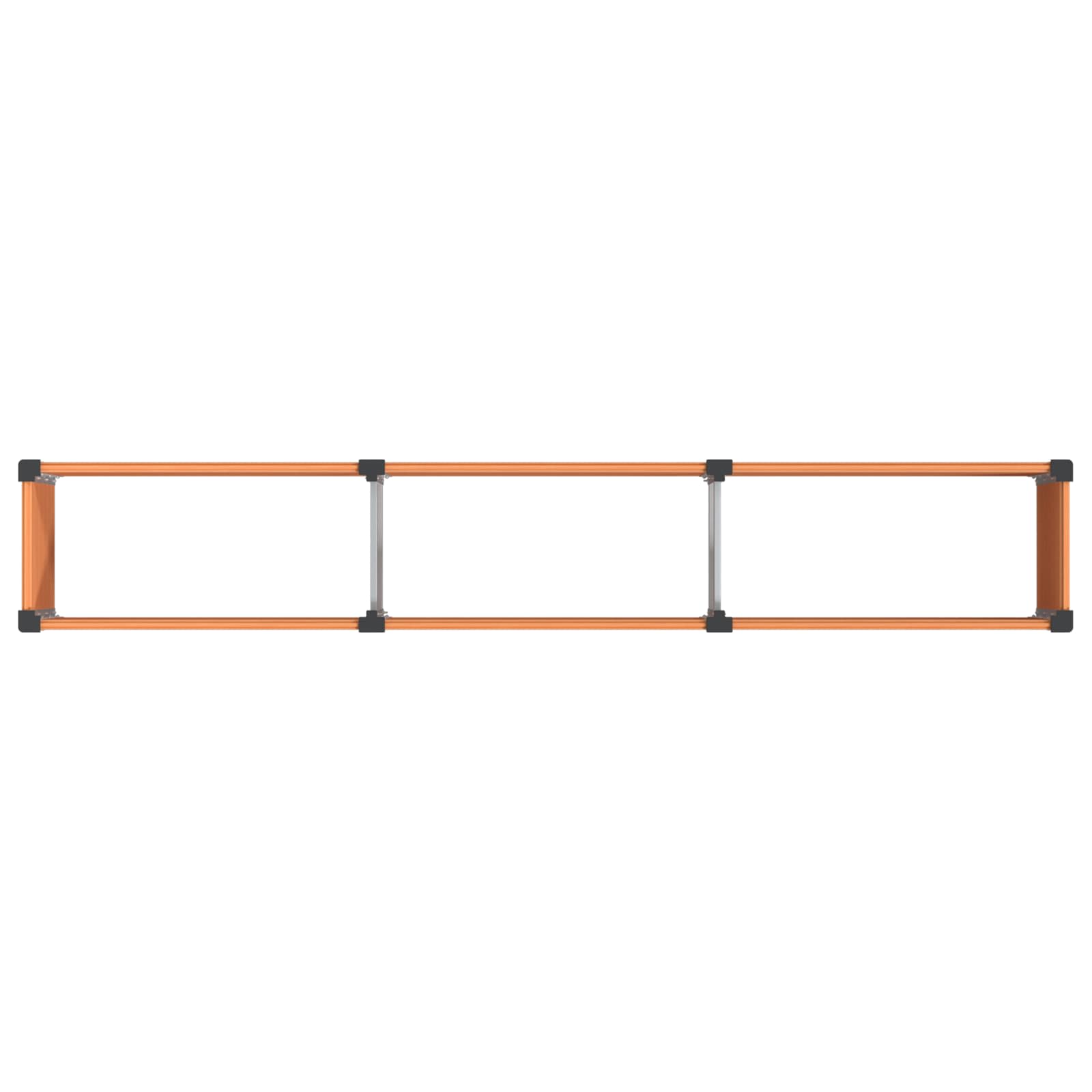 Letto rialzato da giardino Marrone 300 x 50 x 54 cm | homemem39
