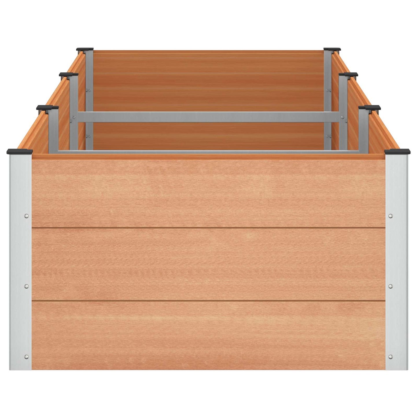 Letto rialzato da giardino Marrone 300 x 100 x 54 cm | homemem39