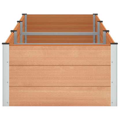 Letto rialzato da giardino Marrone 300 x 100 x 54 cm | homemem39
