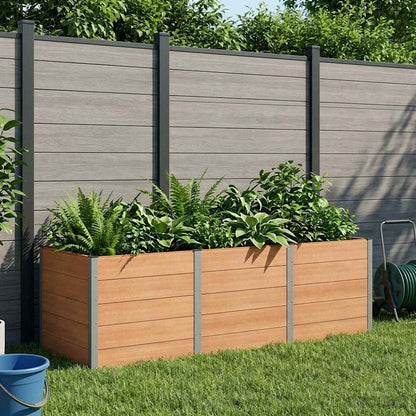 Letto rialzato da giardino Marrone 300 x 100 x 91 cm