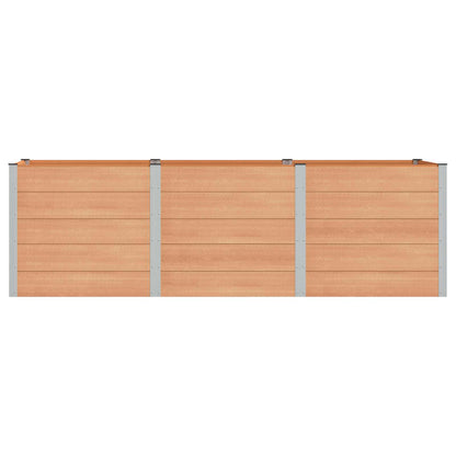 Letto rialzato da giardino Marrone 300 x 100 x 91 cm | homemem39