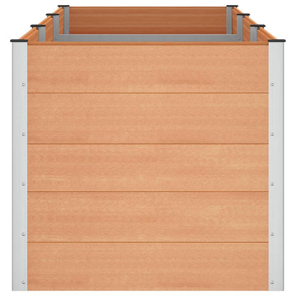 Letto rialzato da giardino Marrone 300 x 100 x 91 cm | homemem39