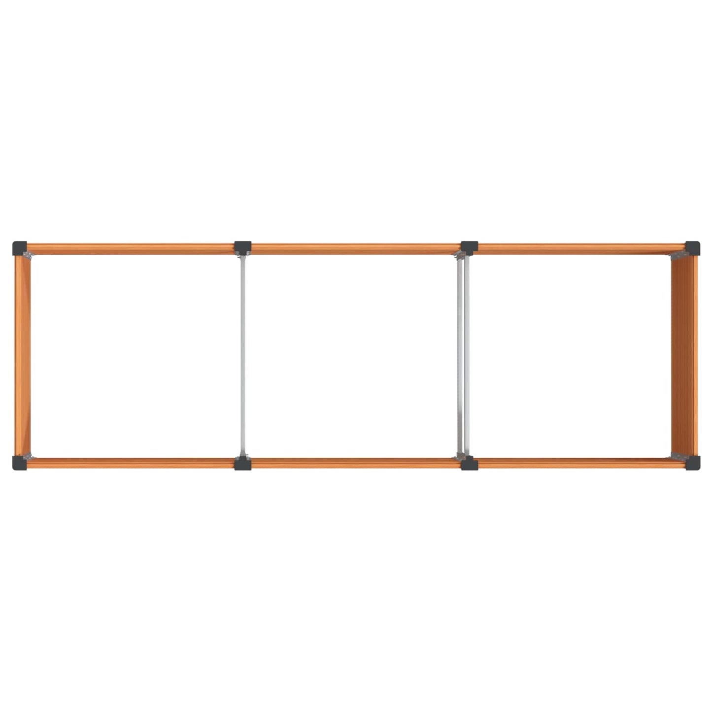Letto rialzato da giardino Marrone 300 x 100 x 91 cm | homemem39