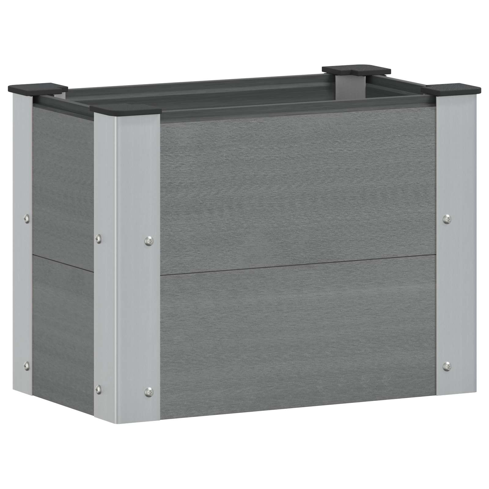 Letto rialzato da giardino Grigio 50 x 30 x 36 cm | homemem39