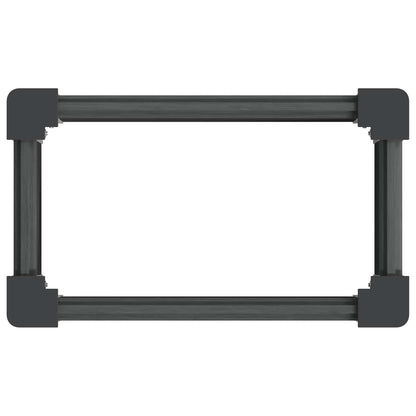 Letto rialzato da giardino Grigio 50 x 30 x 36 cm | homemem39