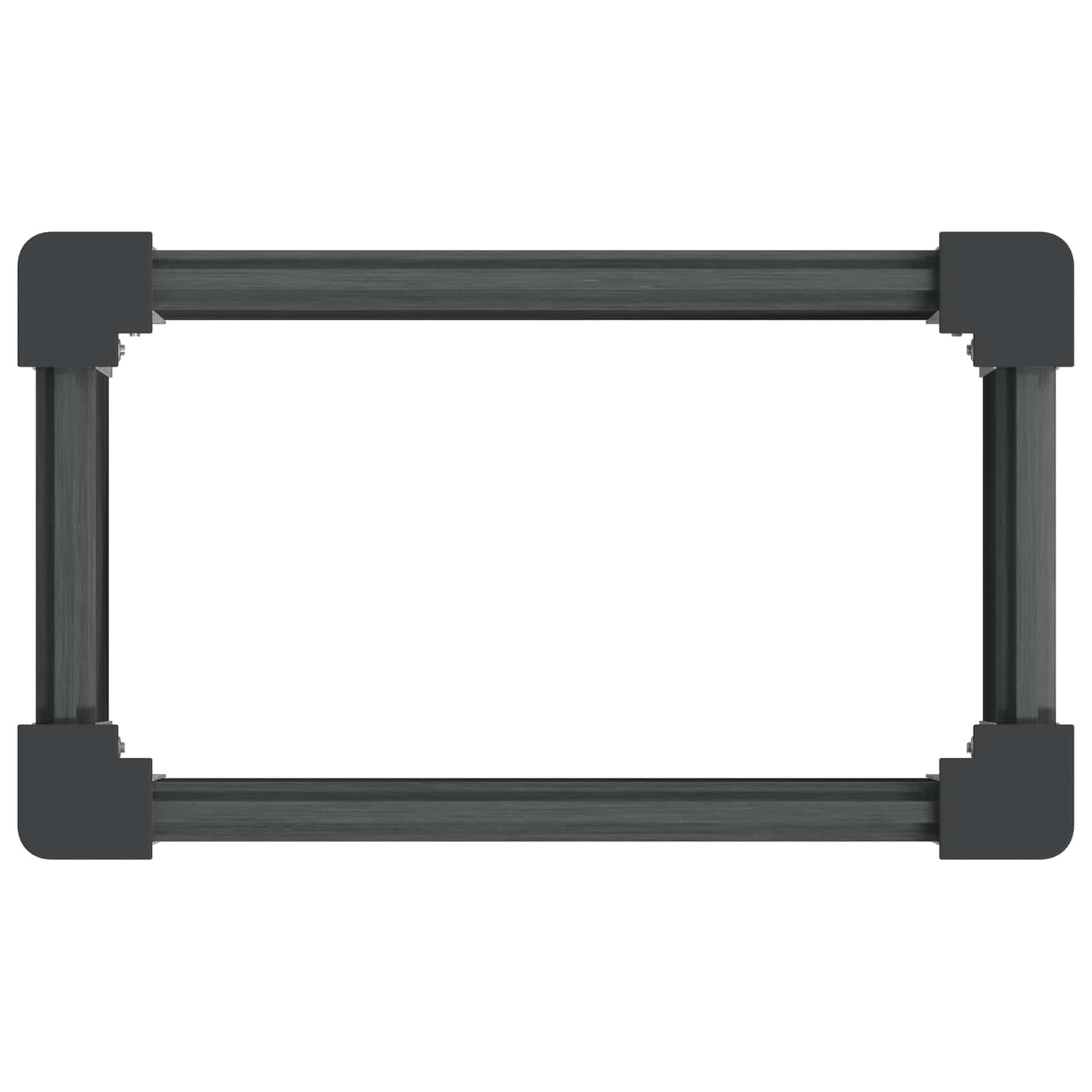 Letto rialzato da giardino Grigio 50 x 30 x 72 cm | homemem39
