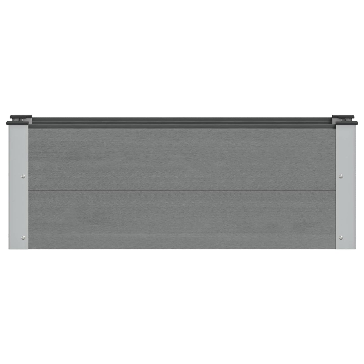 Letto rialzato da giardino Grigio 100 x 30 36 cm | homemem39