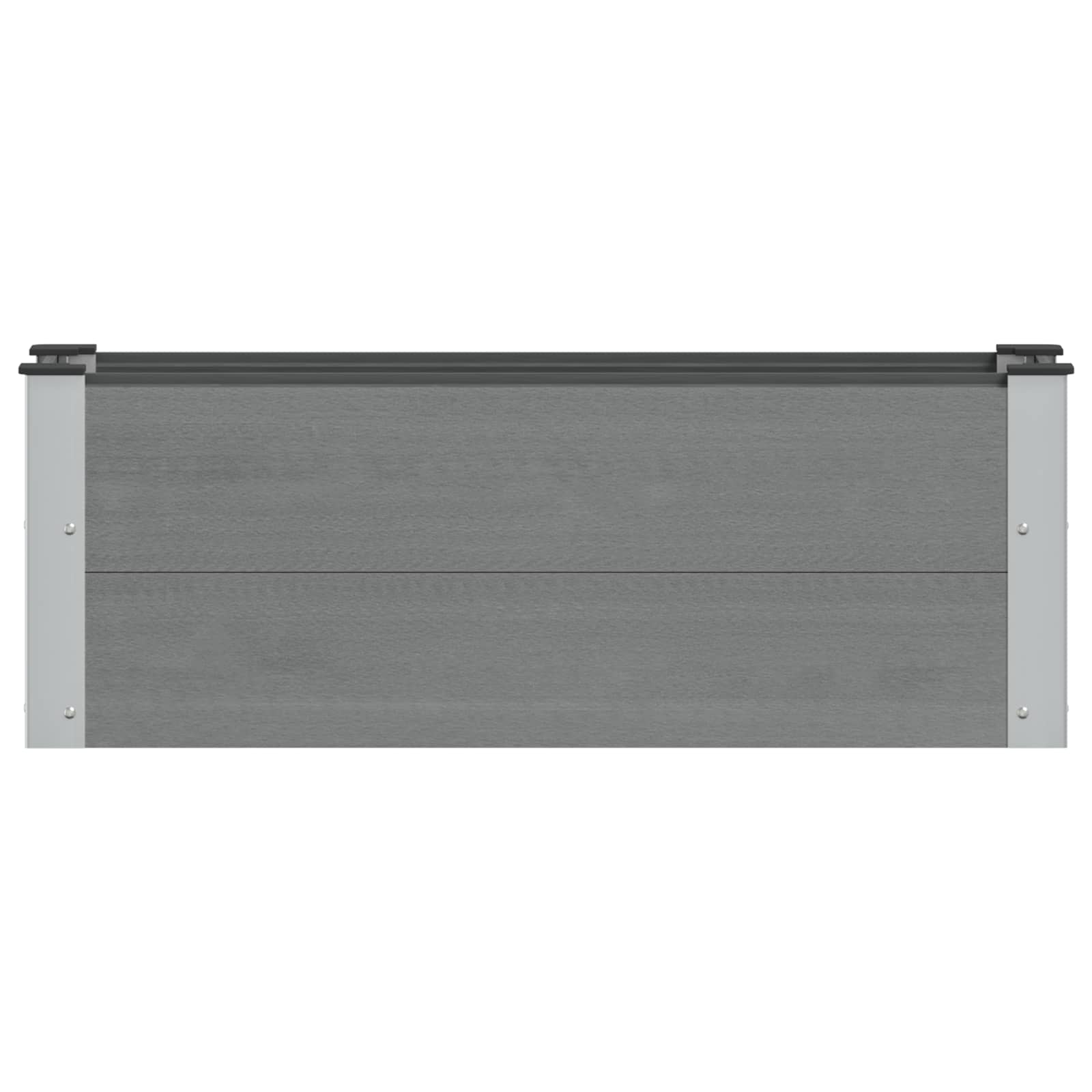 Letto rialzato da giardino Grigio 100 x 30 36 cm | homemem39