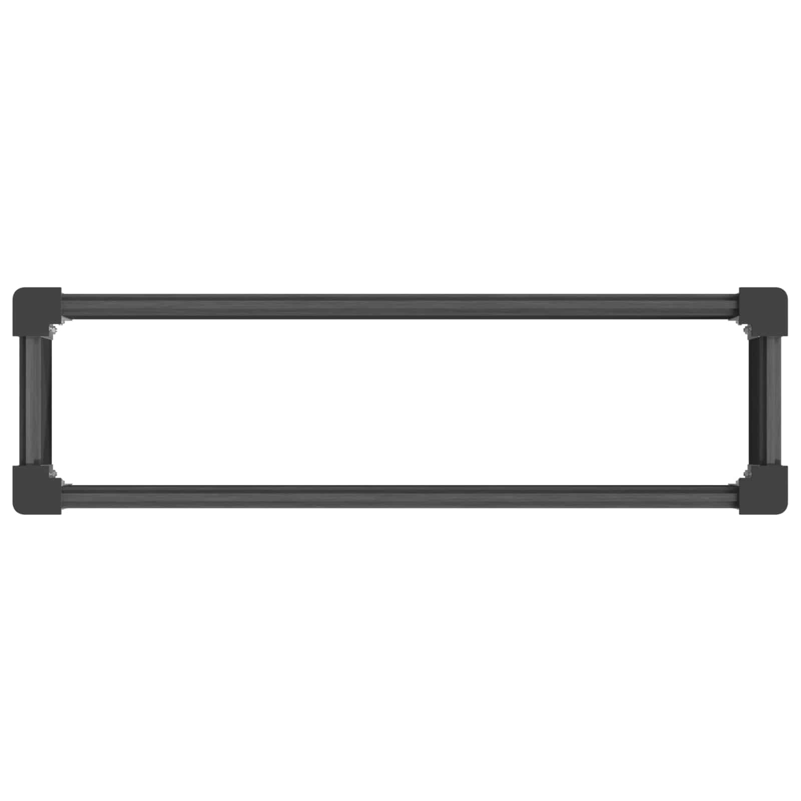 Letto rialzato da giardino Grigio 100 x 30 36 cm | homemem39