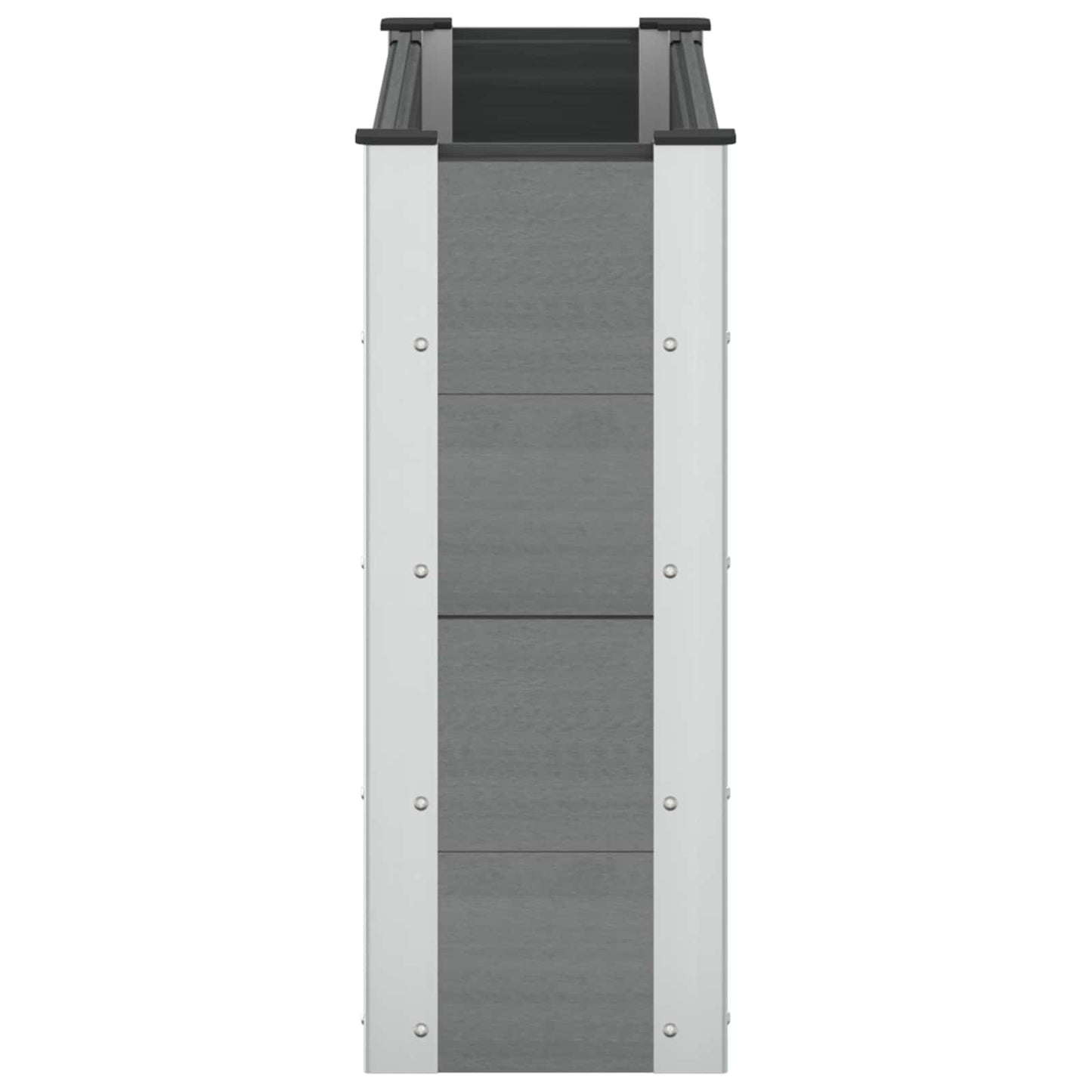 Letto rialzato da giardino Grigio 100 x 30 x 72 cm | homemem39