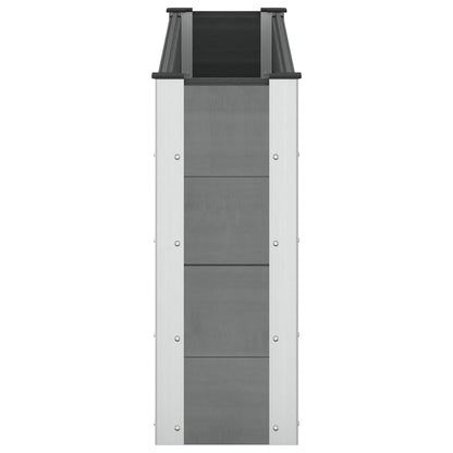 Letto rialzato da giardino Grigio 150 x 30 x 72 cm | homemem39