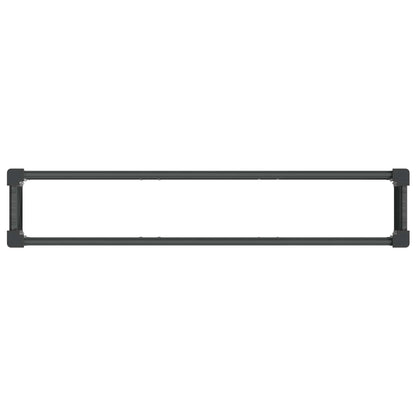 Letto rialzato da giardino Grigio 150 x 30 x 72 cm | homemem39