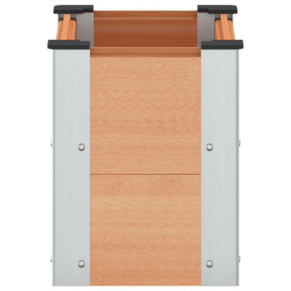 Letto rialzato da giardino Marrone 50 x 30 x 36 cm | homemem39