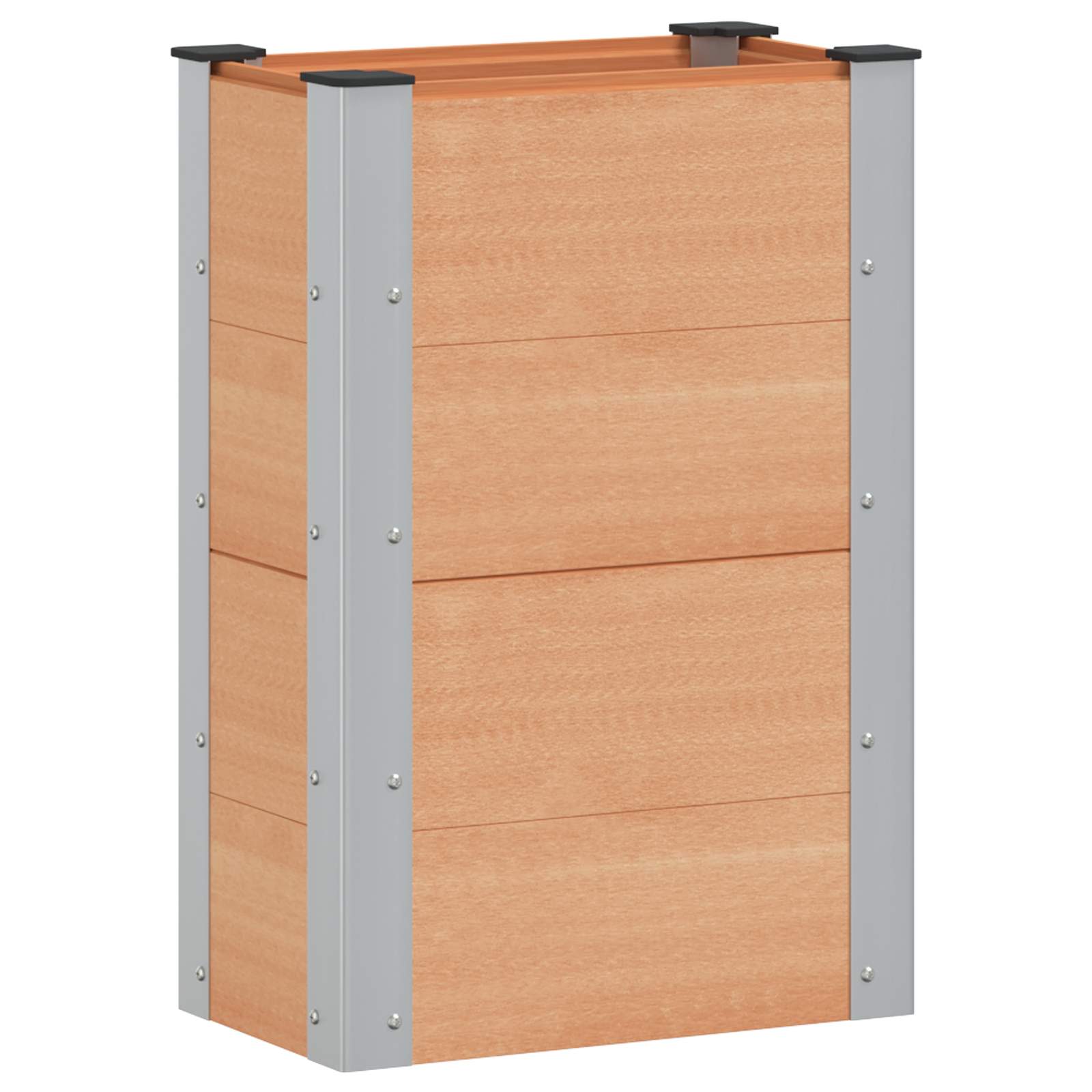 Letto rialzato da giardino Marrone 50 x 30 x 72 cm | homemem39
