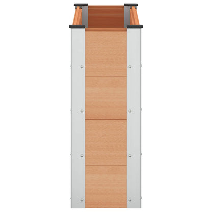 Letto rialzato da giardino Marrone 100 x 30 x 72 cm | homemem39