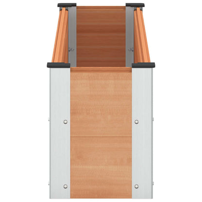 Letto rialzato da giardino Marrone 150 x 30 x 36 cm | homemem39