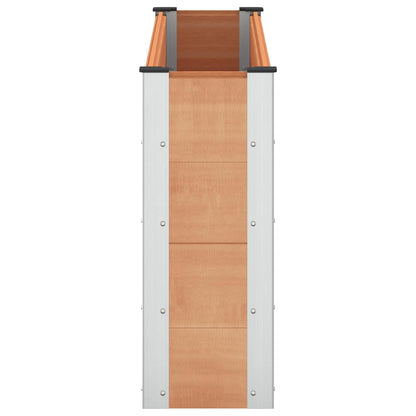 Letto rialzato da giardino Marrone 150 x 30 x 72 cm | homemem39