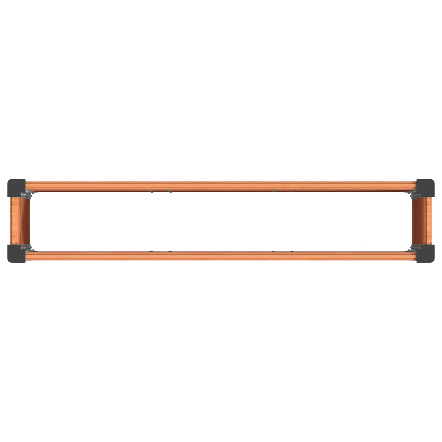 Letto rialzato da giardino Marrone 150 x 30 x 72 cm | homemem39