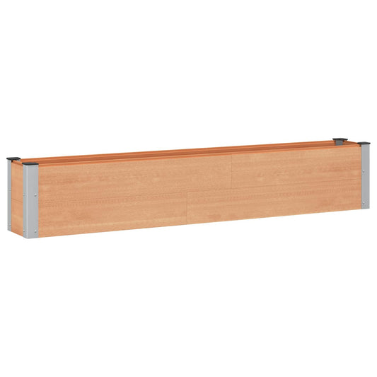 Letto rialzato da giardino Marrone 200 x 30 x 36 cm | homemem39
