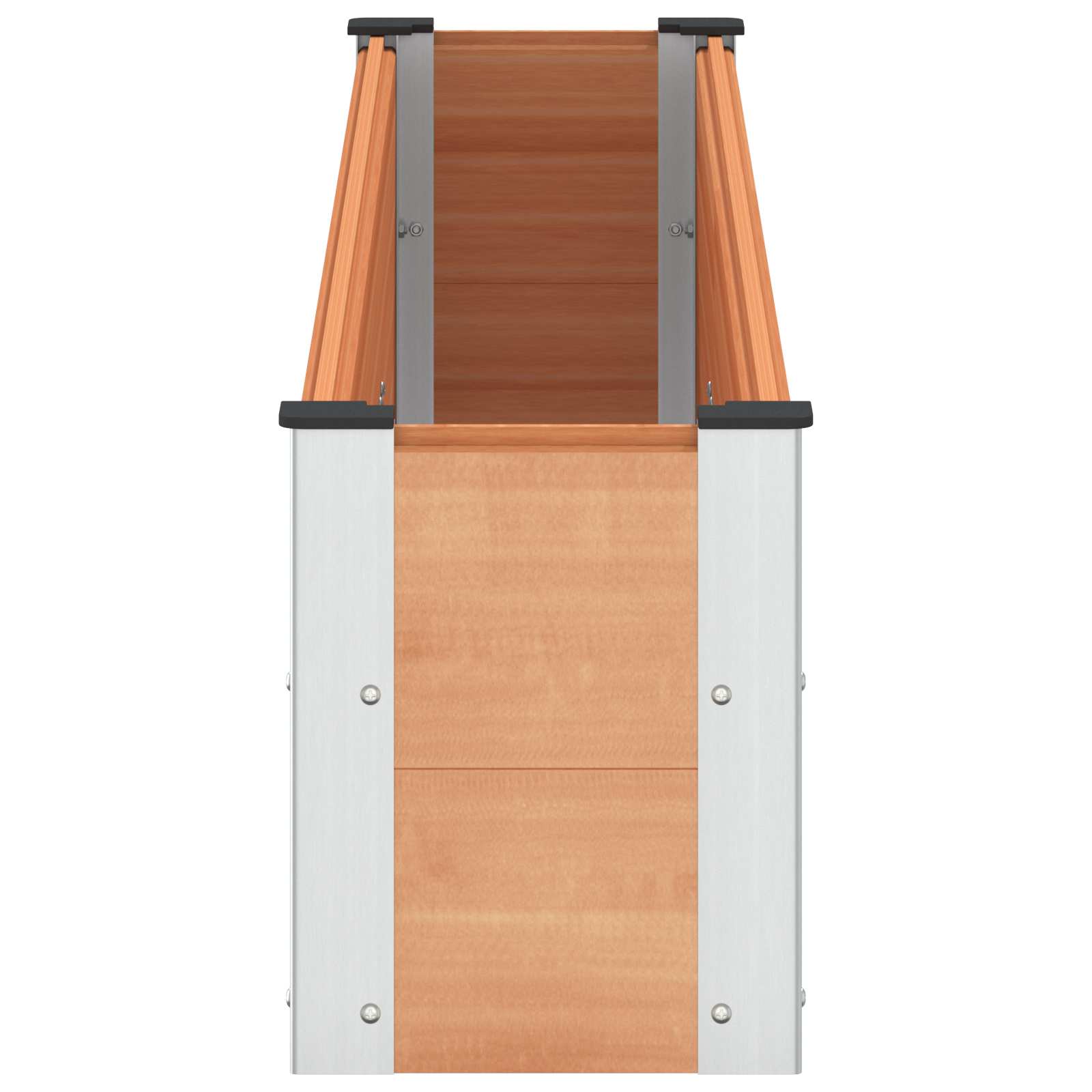 Letto rialzato da giardino Marrone 200 x 30 x 36 cm | homemem39