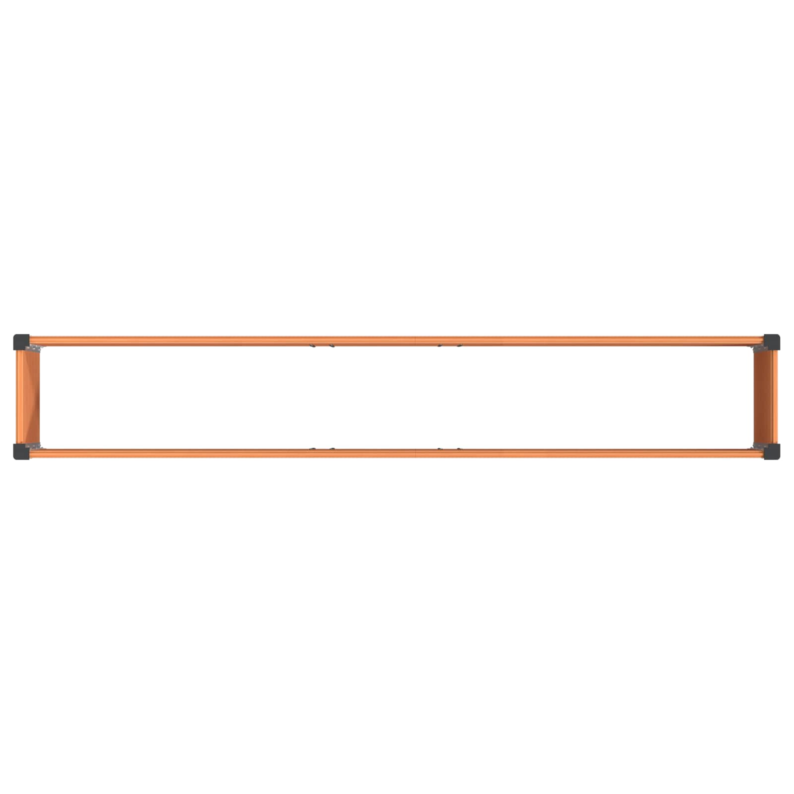 Letto rialzato da giardino Marrone 200 x 30 x 36 cm | homemem39