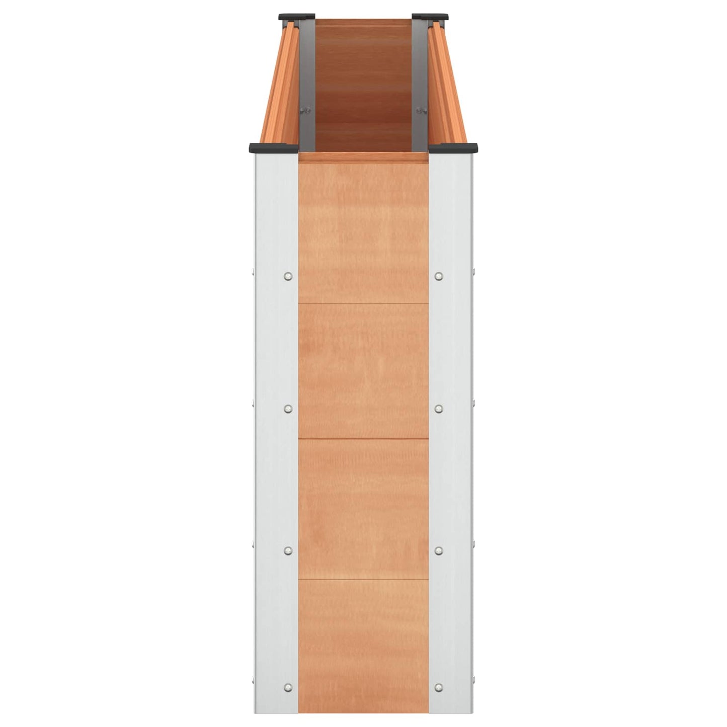 Letto rialzato da giardino Marrone 200 x 30 x 72 cm | homemem39