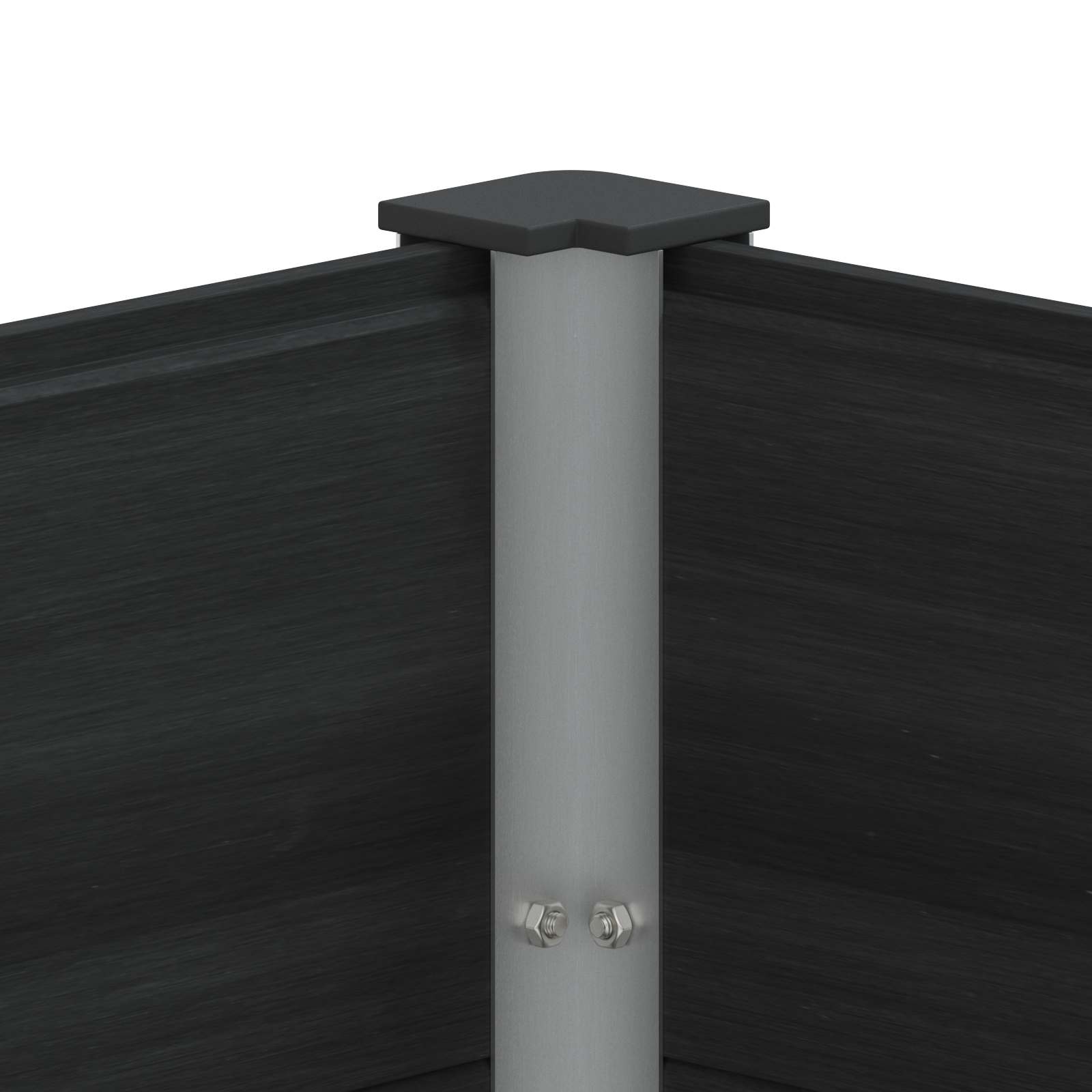 Letto rialzato da giardino Nero 50 x 30 x 36 cm | homemem39