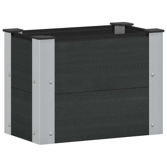 Letto rialzato da giardino Nero 50 x 30 x 36 cm | homemem39