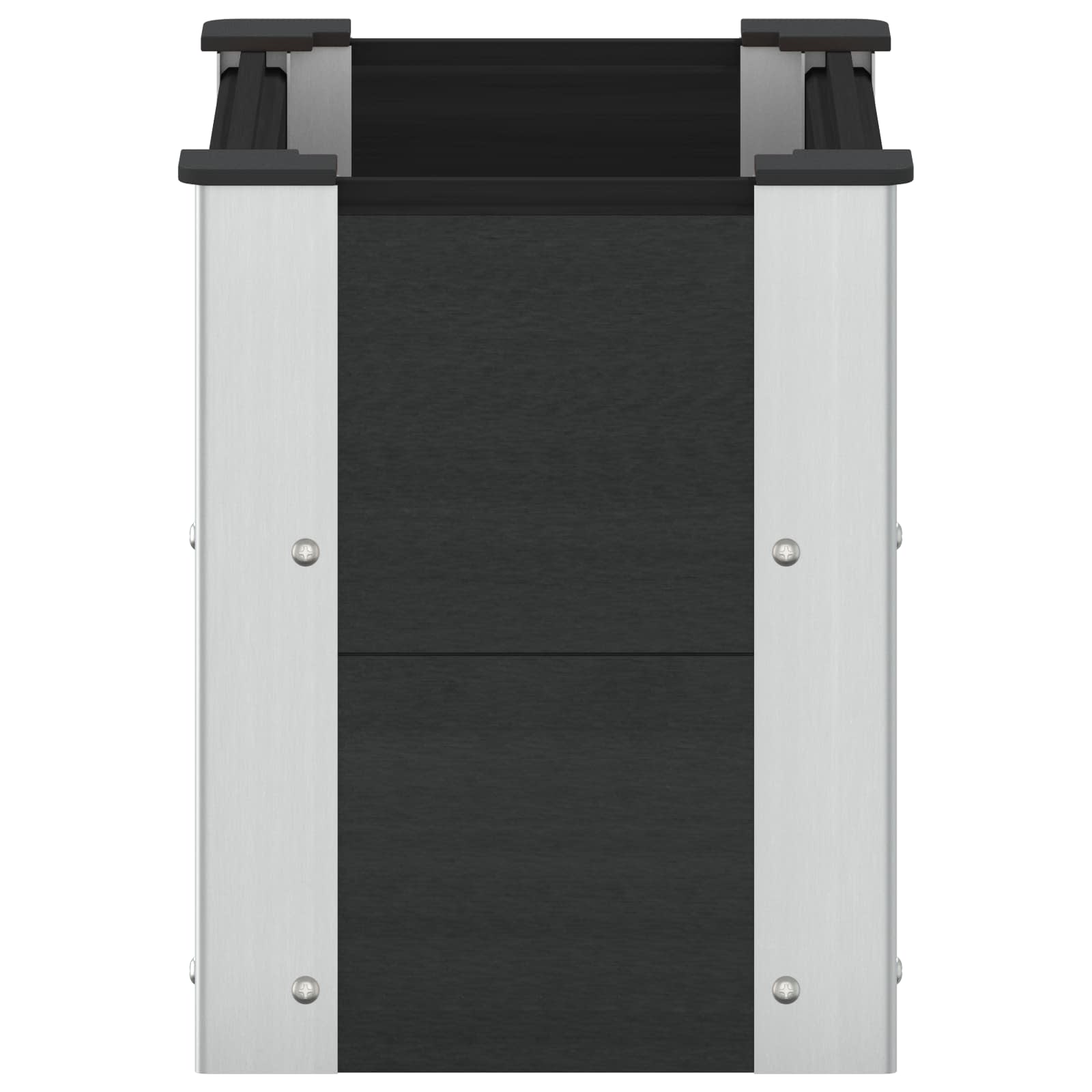 Letto rialzato da giardino Nero 50 x 30 x 36 cm | homemem39
