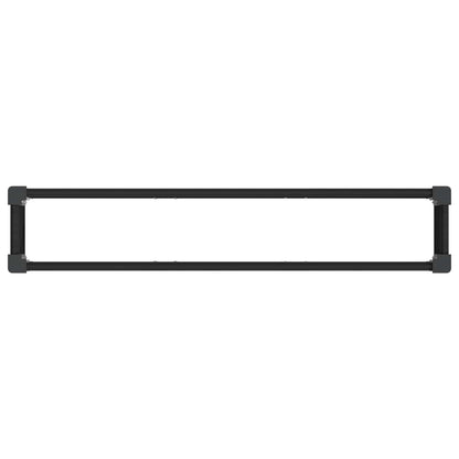 Letto rialzato da giardino Nero 150 x 30 x 36 cm | homemem39