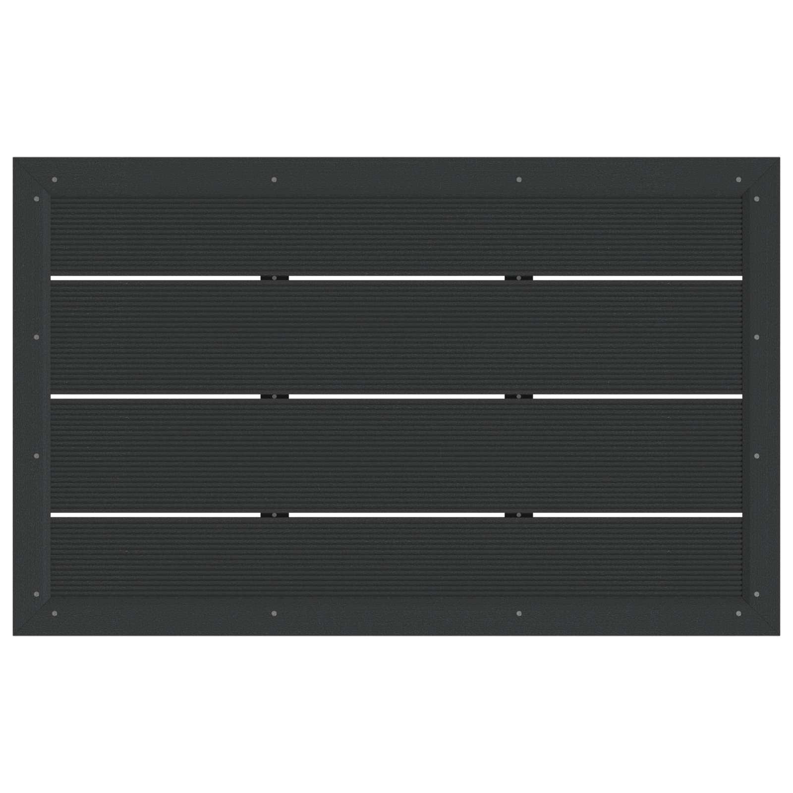 Piastra base per doccia Nero 101 x 63 x 5,5 cm WPC | homemem39