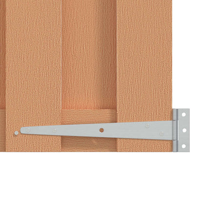 Cancello da giardino 100 x 150 cm WPC e Alluminio Marrone | homemem39