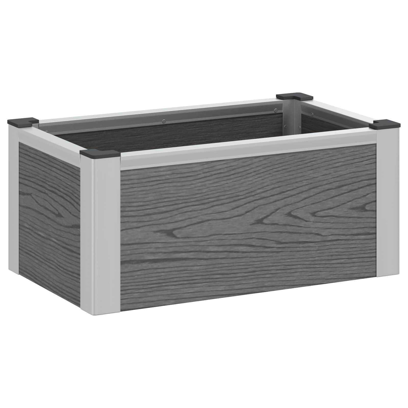 Letto rialzato da giardino Grigio 50 x 30 x 22 cm | homemem39